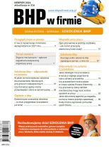 BHP w firmie Sierpień 2026 nr 316