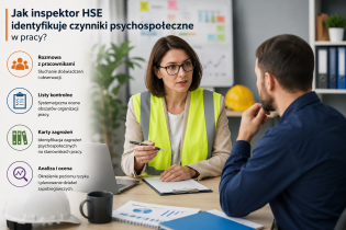 Jak inspektor HSE identyfikuje czynniki psychospołeczne do oceny ryzyka
