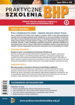 Praktyczne Szkolenia BHP Lipiec 2024 nr 240