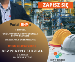 II edycja bezpłatnej Ogólnopolskiej Konferencji BHP w biznesie on-line – zapisz się już dziś
