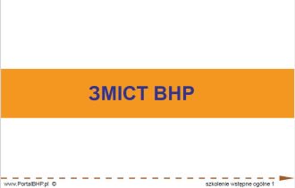 Szkolenie wstępne ogólne - Istota BHP - j. ukraiński