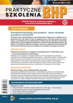 Praktyczne Szkolenia BHP Wrzesień 2024 nr 242