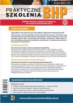Praktyczne Szkolenia BHP Sierpień 2024 nr 241