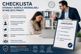 Checklista: sygnały agresji werbalnej w miejscu pracy
