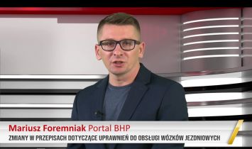 Video NEWS: Przypominamy o zmianach w przepisach dotyczących uprawnień do obsługi wózków jezdniowych