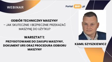 Warsztat 1_Przygotowanie do zakupu maszyny_dokument URS oraz procedura odbioru maszyny