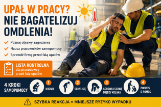 Omdlenie w pracy podczas upałów? Fala gorąca nadciąga, a pracodawcy muszą działać natychmiast!