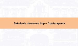 szkolenie