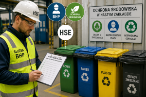 HSE a obowiązki służby BHP przy oznakowaniu odpadów w zakładzie pracy