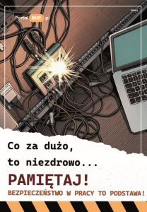 Bezpieczeństwo Elektryczne w Pracy – Pobierz Edukacyjny Plakat