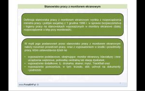 Praca z ekranem