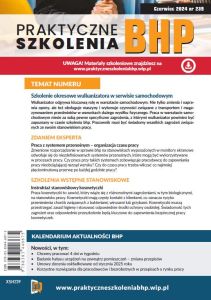 Praktyczne Szkolenia BHP Czerwiec 2024 nr 239
