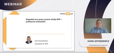 Wypadek przy pracy oczami pracownika służby BHP