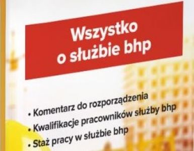  Książka o obowiązkach służby bhp w firmie