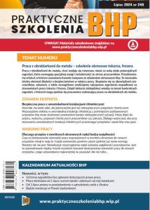 Praktyczne Szkolenia BHP Lipiec 2024 nr 240