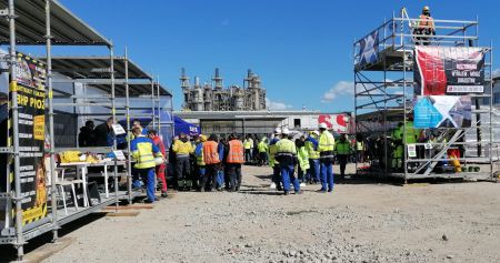 Dzień Bezpieczeństwa na budowie ORLEN Płock – uczestnicy wydarzenia BHP
