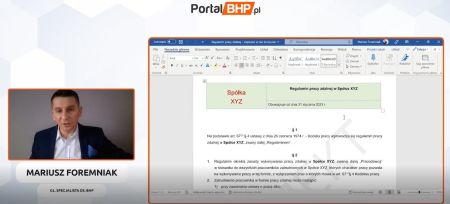 Regulamin pracy zdalnej - webinar