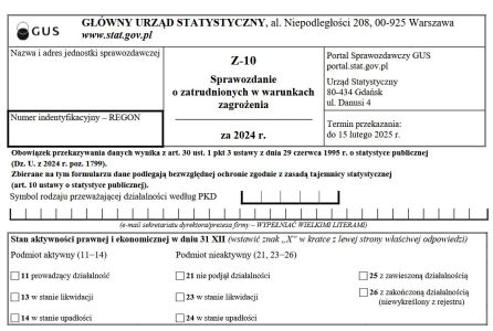 Z-10 za 2024 r.