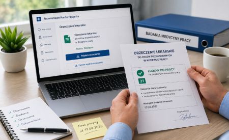 Elektroniczne orzeczenie lekarskie w IKP i możliwość wydruku na żądanie pracownika - badania medycyny pracy zmiany 2026